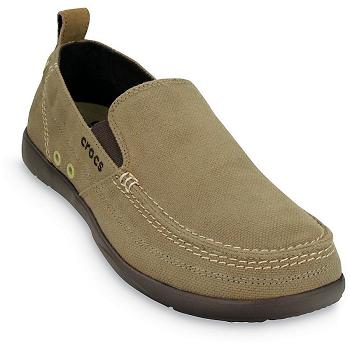 Crocs Walu Slip-On Khaki - Panske Mokasíny